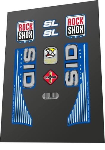 Set decalcomanie forcella - , rock