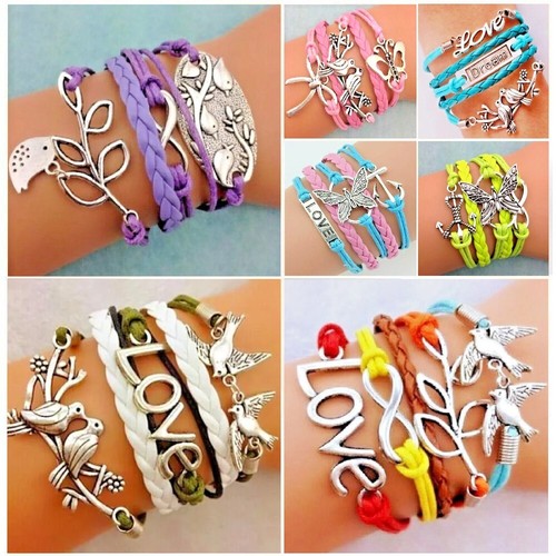 Bracciale multistrato love - bracciale,