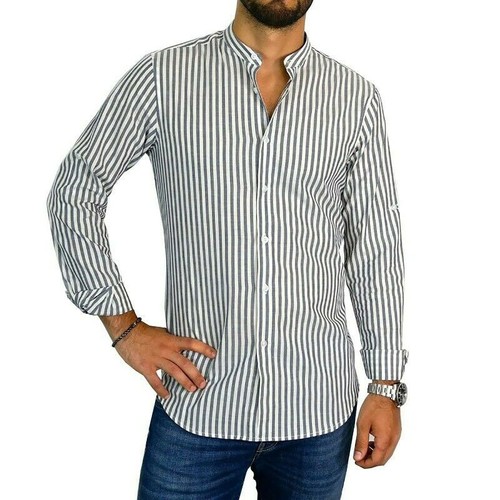 Camicia uomo righe - camicia, collo