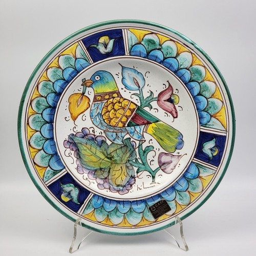 Piatto ceramica gubbio - piatto, di