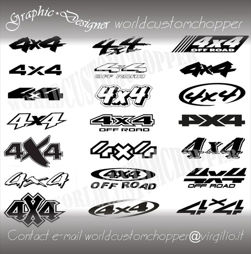 Adesivo stickers fuoristrada - adesivo,