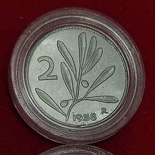 2 lire “Ulivo” 1958 in