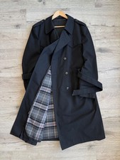 Vintage Navy Trench Coat 90's