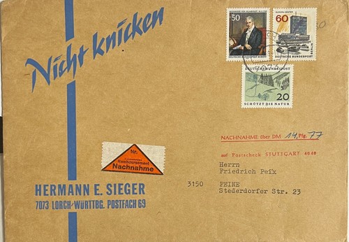 Contrassegno 1969 lorch peine - 1969,