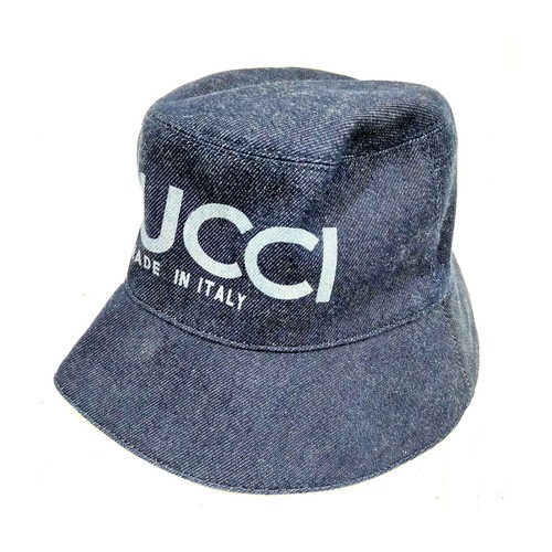 Cappello gucci blu navy cotone - gucci,