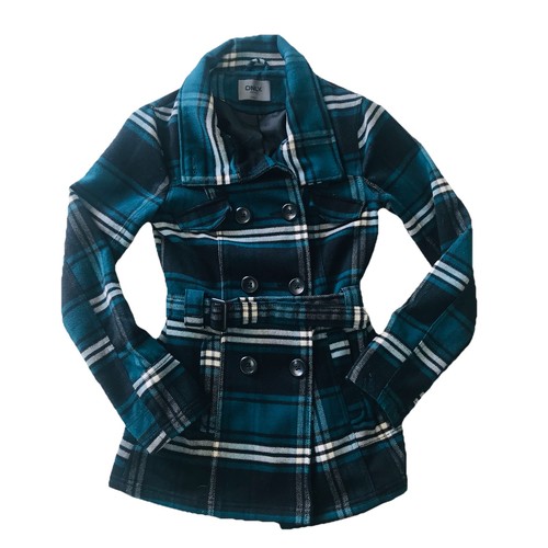 Cappotto only scozzese verde - cappotto,