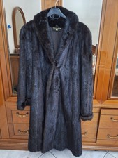 Pelliccia Vera Di Visone Black