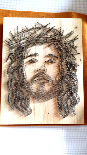Volto cristo realizzato - di,