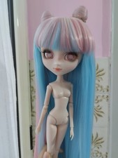 Pullip doll bambola poupée rare Fluffy Cotton Candy nude+ box, stand, card