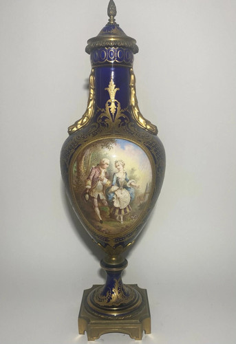 Urna vaso porcellana stile