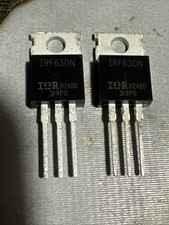 2pezzi IRF630N - IRF630 TRANSISTOR N MOSFET 200V 10A 100W Originali