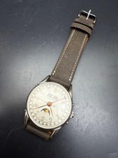 Orologio Vintage SS Leonidas Pre-Heuer Tripla Data Fasi Lunari. Exlu001