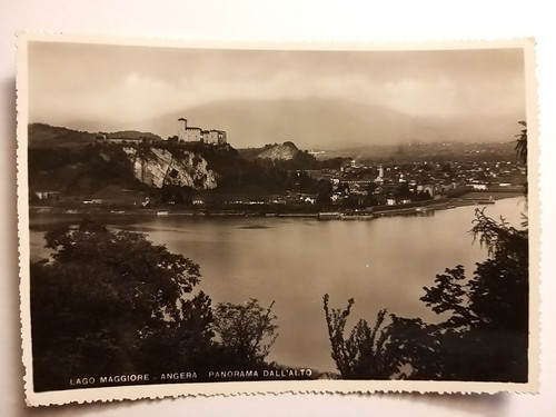 Angera veduta - (varese).,