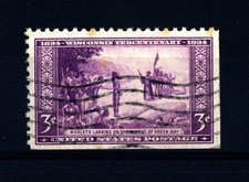 USA - STATI UNITI - 1934 - 300° Anniversario dell'arrivo dei coloni bianchi in W