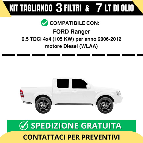 Tagliando per ford ranger 5 - ranger, 2.5