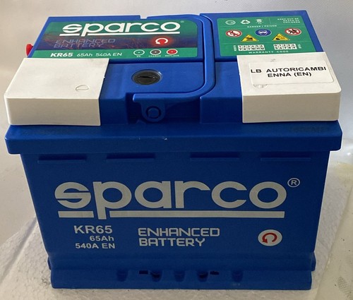 Sparco kr65 efb 65ah - sparco, batteria