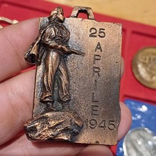Medaglia Italiana In Bronzo Mm 40 Circa Da Collezione Lotto Sc16