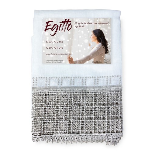 Coppia tendina vetro egitto - tendina, a