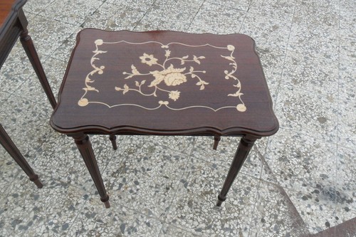 Tavolino intarsiato - tavolino,