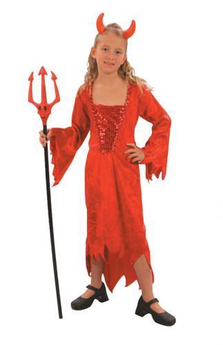 Costume diavolo bambina - diavolo,