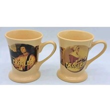 2 TAZZINE TAZZE PUBBLICITARIE CAFFÈ/COFFEE-ERACLEA ANTICA CIOCCOLATERIA-ITALY