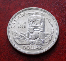 Canada Dollaro  1958  Argento
