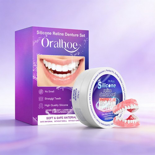 Silicone denture kit unisex - silicone,