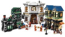 Lego Harry Potter non costruito: Diagon Alley (10217) con 2025 pezzi. Mattoni generici