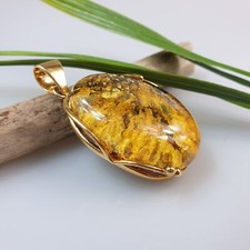 Bracciale in ambra verde