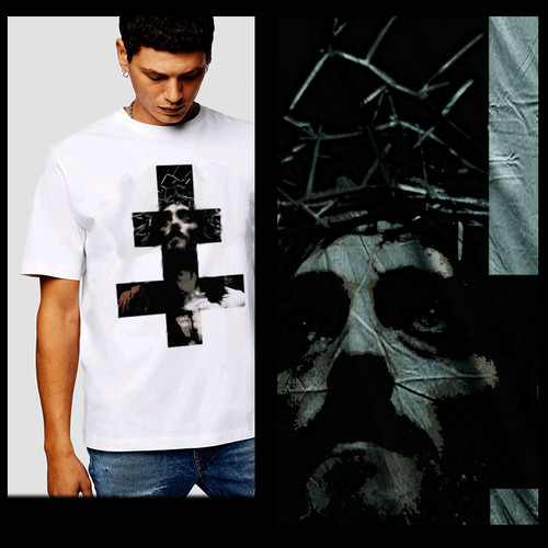 Shirt cristo gotico - t-shirt,