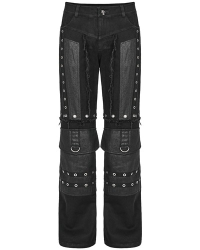 Pantaloni corti jeans punk