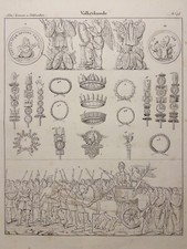 LITOGRAFIA ANTICA 1833 ANTICO