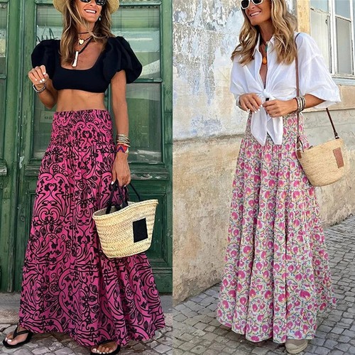 Maxi gonne lunghe - , floreali