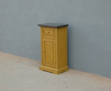 Comodino mobiletto singolo laccato bicolore Shabby Chic, ‘900!