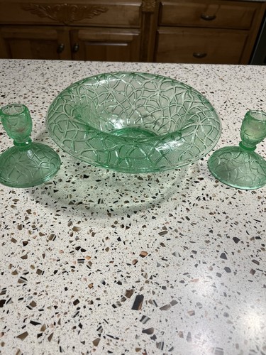 Consolle vintage verde chiaro