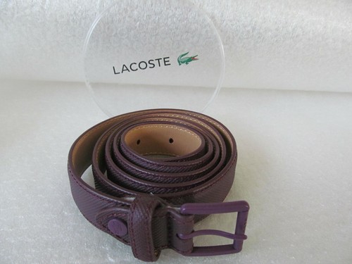 Cintura donna lacoste viola - cintura,