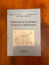 Problemi di economia e politica monetaria CEDAM