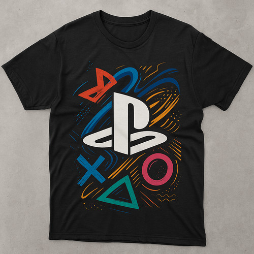 Shirt playstation uomo - uomo, donna
