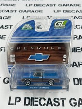 GREENLIGHT 1972 Chevy Cheyenne C10 blu 1:64 pressofuso
