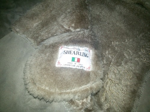 Cappotto shearling pelle - cappotto,