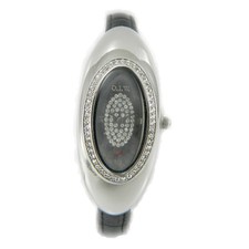 Orologio donna O.I.W. Officine Italiane Wrist Watch cassa acciaio con zirconi