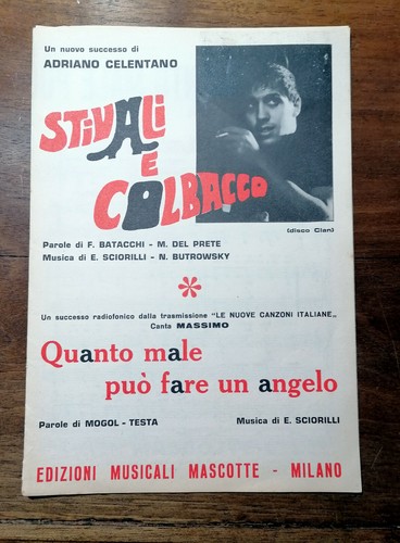 Spartito musicale celentano - musicale,