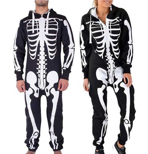 Costume scheletro 1onesie - scheletro,
