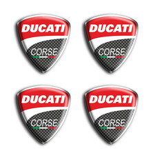 4 ADESIVI DUCATI CORSE