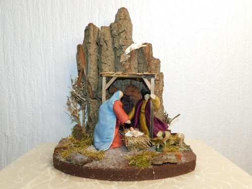 Presepe con santa maria - presepe,