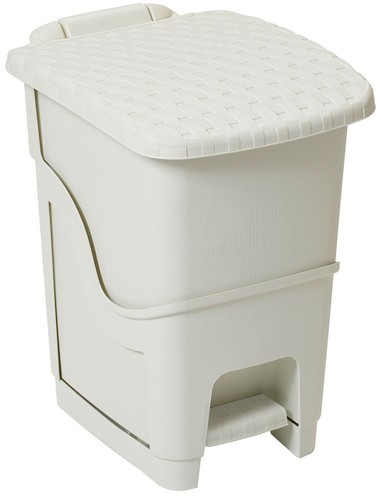 Pattumiera pedale rattan - rattan, 18