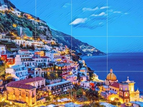 Pannello ceramica mosaico - , di
