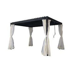 GAZEBO PERGOLA CON LAMELLE