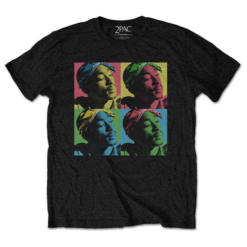 Shirt tupac logo pop art - logo,