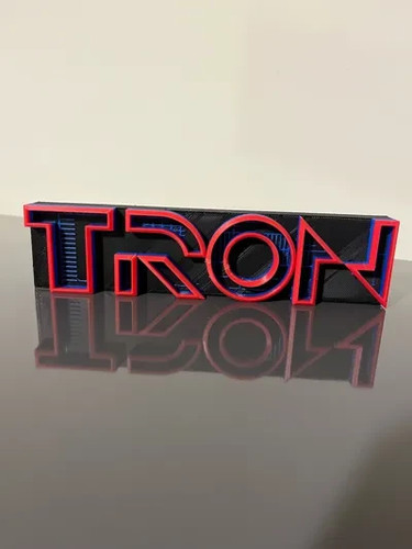 Logo tron retro decorazione - logo,